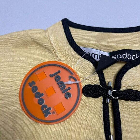 NWT Jamie Sadock Yellowtail Silk Top Blouse Size Medium New - Picture 7 of 11